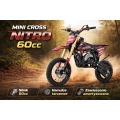 Motor Mini Cross Spalinowy NITRO 60cc Czerwony